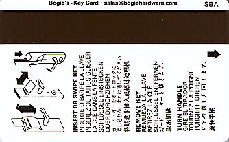 Hotel Keycard Clarion Hotel Generic Back
