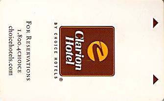 Hotel Keycard Clarion Hotel Generic Front