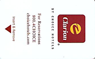 Hotel Keycard Clarion Hotel Generic Front