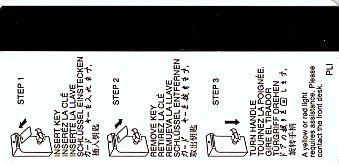 Hotel Keycard Clarion Hotel Generic Back