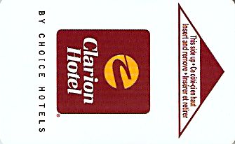 Hotel Keycard Clarion Hotel Generic Front