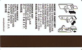 Hotel Keycard Clarion Hotel Generic Back