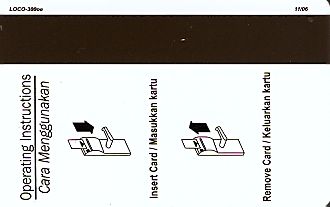 Hotel Keycard Clarion Hotel Makassar Indonesia Back