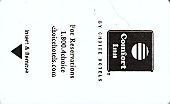 Hotel Keycard Comfort Inn & Suites Generic Front