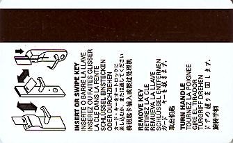 Hotel Keycard Comfort Inn & Suites Generic Back