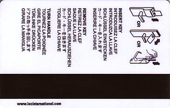 Hotel Keycard Comfort Inn & Suites Generic Back
