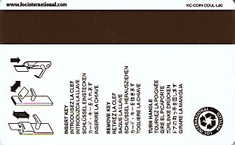 Hotel Keycard Comfort Inn & Suites Generic Back