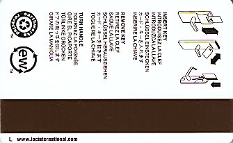 Hotel Keycard Comfort Inn & Suites Generic Back