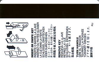 Hotel Keycard Comfort Inn & Suites Generic Back