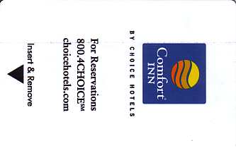Hotel Keycard Comfort Inn & Suites Generic Front