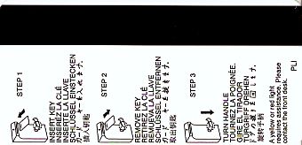 Hotel Keycard Comfort Inn & Suites Generic Back