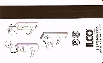 Hotel Keycard Comfort Inn & Suites Generic Back