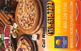 Hotel Keycard Comfort Inn & Suites Arkansas (State) U.S.A. (State) Front