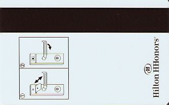 Hotel Keycard Conrad Generic Back
