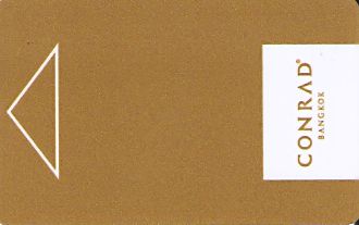 Hotel Keycard Conrad Bangkok Thailand Front