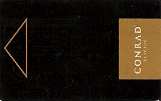 Hotel Keycard Conrad Bangkok Thailand Front