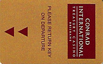 Hotel Keycard Conrad Brisbane Australia Front