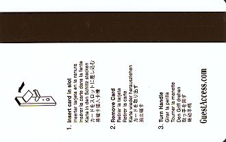 Hotel Keycard Conrad Chicago U.S.A. Back