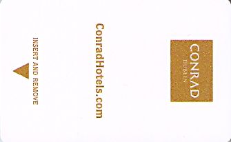Hotel Keycard Conrad Dublin Ireland Front