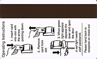 Hotel Keycard Conrad Dublin Ireland Back