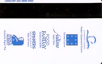 Hotel Keycard Conrad Gold Coast Australia Back