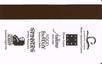 Hotel Keycard Conrad Gold Coast Australia Back