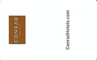 Hotel Keycard Conrad  Hong Kong Front