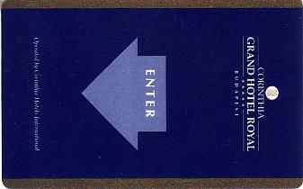 Hotel Keycard Corinthia Budapest Hungary Front