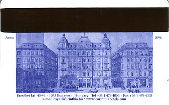 Hotel Keycard Corinthia Budapest Hungary Back