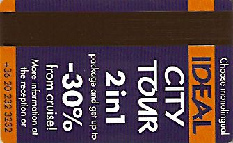 Hotel Keycard Corinthia Budapest Hungary Back