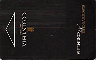 Hotel Keycard Corinthia  Malta Front