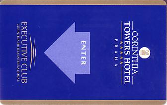 Hotel Keycard Corinthia Prague Czech Republic Front