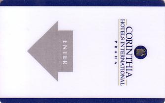 Hotel Keycard Corinthia Prague Czech Republic Front