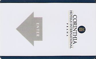 Hotel Keycard Corinthia Prague Czech Republic Front