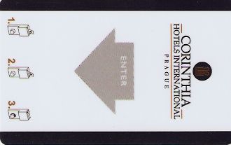 Hotel Keycard Corinthia Prague Czech Republic Front