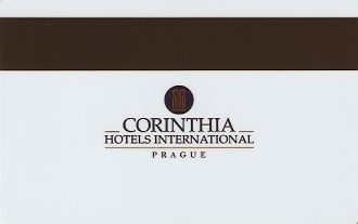 Hotel Keycard Corinthia Prague Czech Republic Back