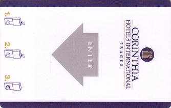 Hotel Keycard Corinthia Prague Czech Republic Front