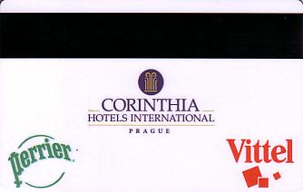 Hotel Keycard Corinthia Prague Czech Republic Back