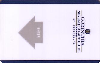 Hotel Keycard Corinthia St Petersburg Russian Federation Front