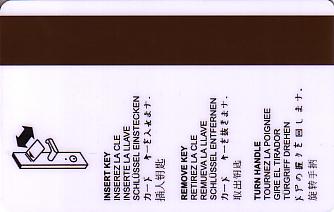 Hotel Keycard Corinthia St Petersburg Russian Federation Back