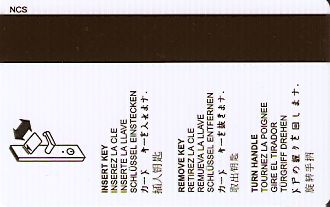 Hotel Keycard Corinthia St Petersburg Russian Federation Back