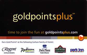 Hotel Keycard Country Inns & Suites Generic Front