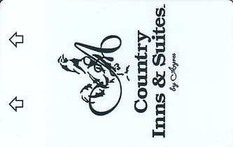 Hotel Keycard Country Inns & Suites Generic Front