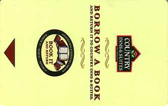 Hotel Keycard Country Inns & Suites Generic Front