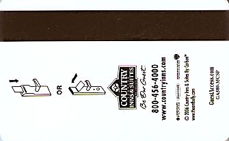 Hotel Keycard Country Inns & Suites Generic Back
