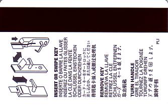 Hotel Keycard Crowne Plaza Generic Back