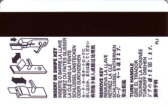 Hotel Keycard Crowne Plaza Generic Back