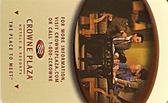 Hotel Keycard Crowne Plaza Generic Front