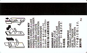 Hotel Keycard Crowne Plaza Generic Back