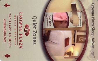Hotel Keycard Crowne Plaza Generic Front